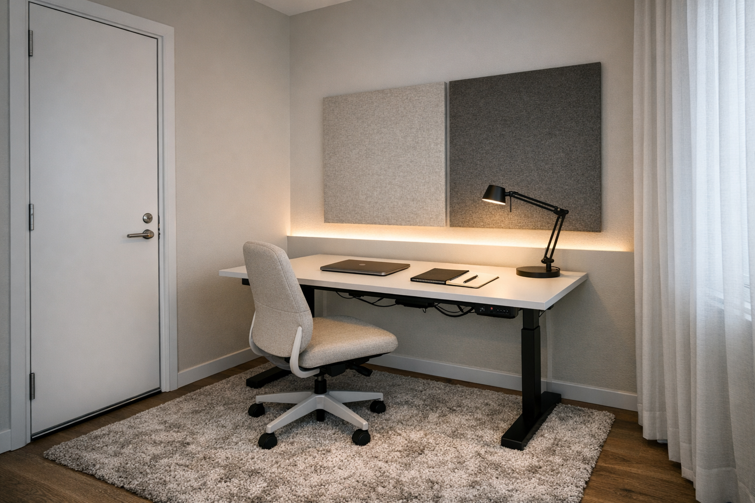 Stiltewerkplek inrichting