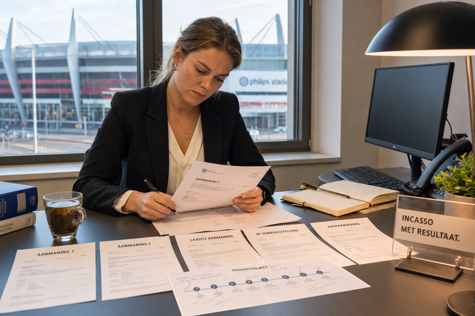 Incassotraject stappen in Eindhoven