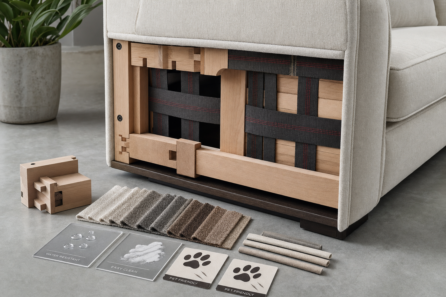 Slijtvaste constructie maatwerk bank