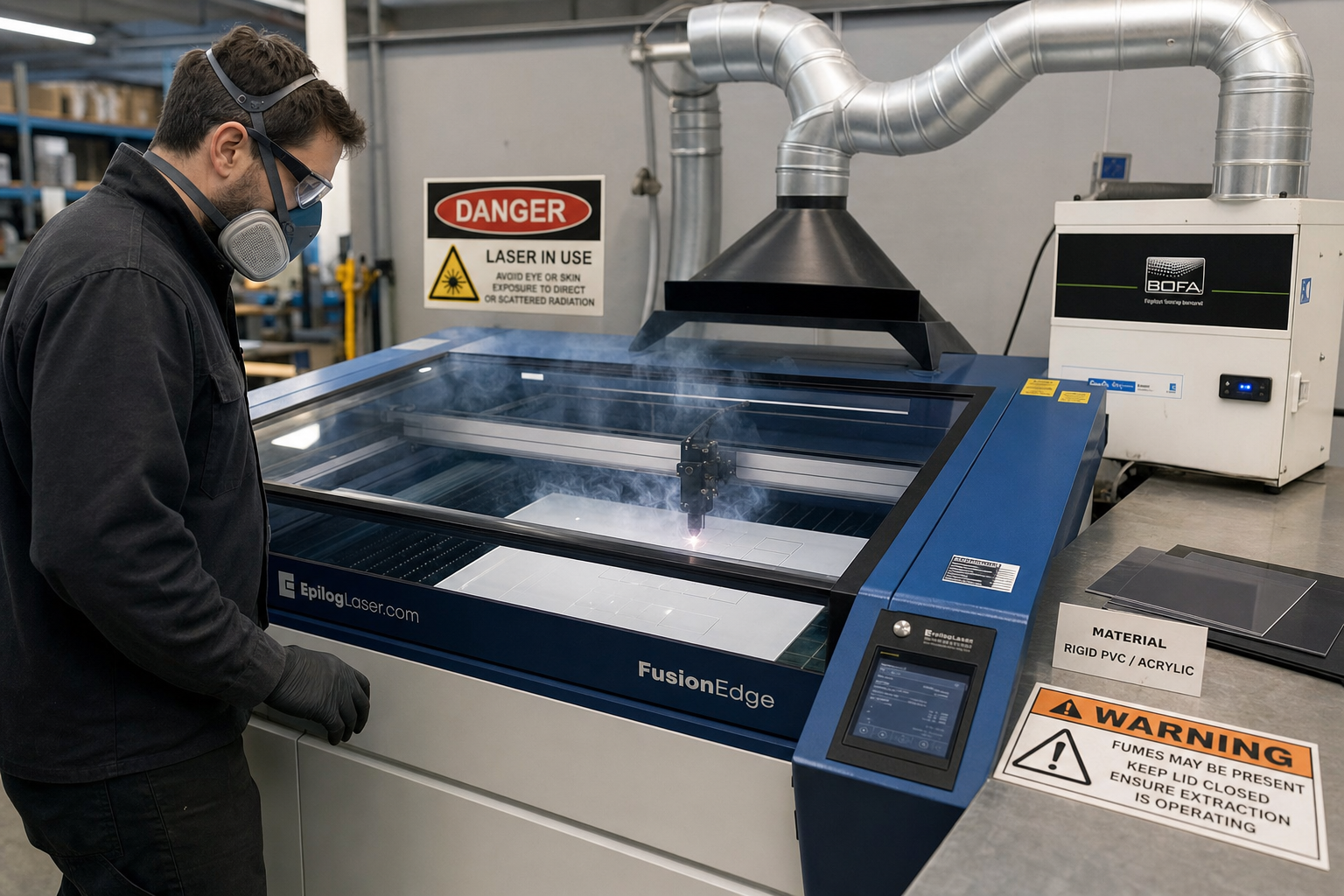 Veiligheidsrisico's bij plastic lasersnijden