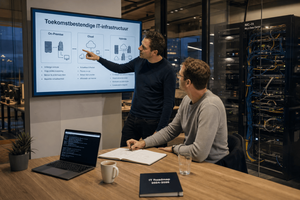 Wanneer is het moment om je IT infrastructuur te moderniseren (on-premise, cloud of hybride) en hoe maak je een toekomstbestendige keuze voor een&nbsp;mkb?